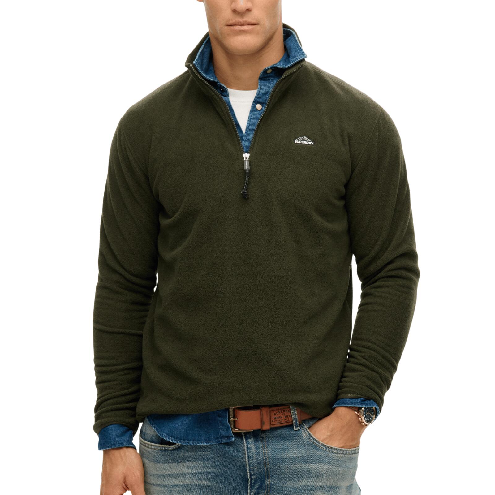 Polar Fleece Superdry Fleece-Olive Green