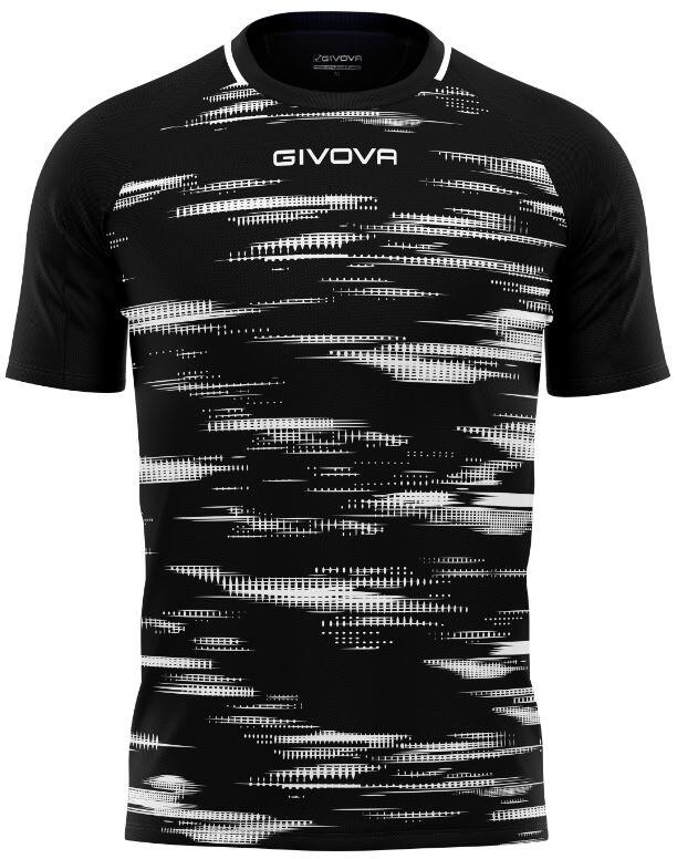 Koszulka sportowa Givova Pixel czarno-biała