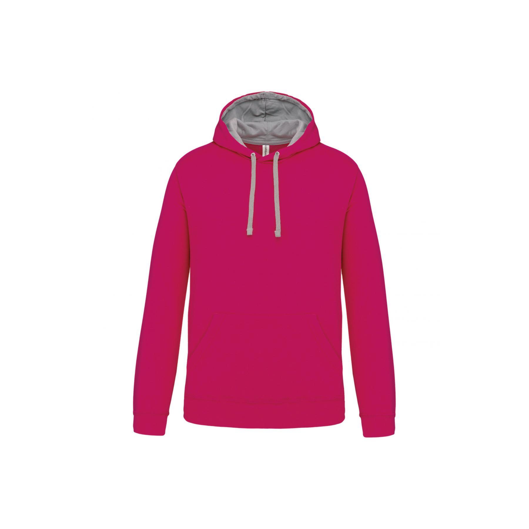 Bluza z kapturem Kariban Contrastée
