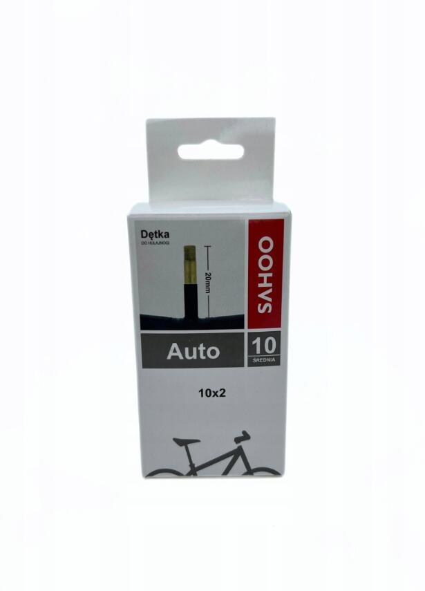 Dętka do hulajnogi wózka 10x2 zawór Auto 20mm, Sahoo