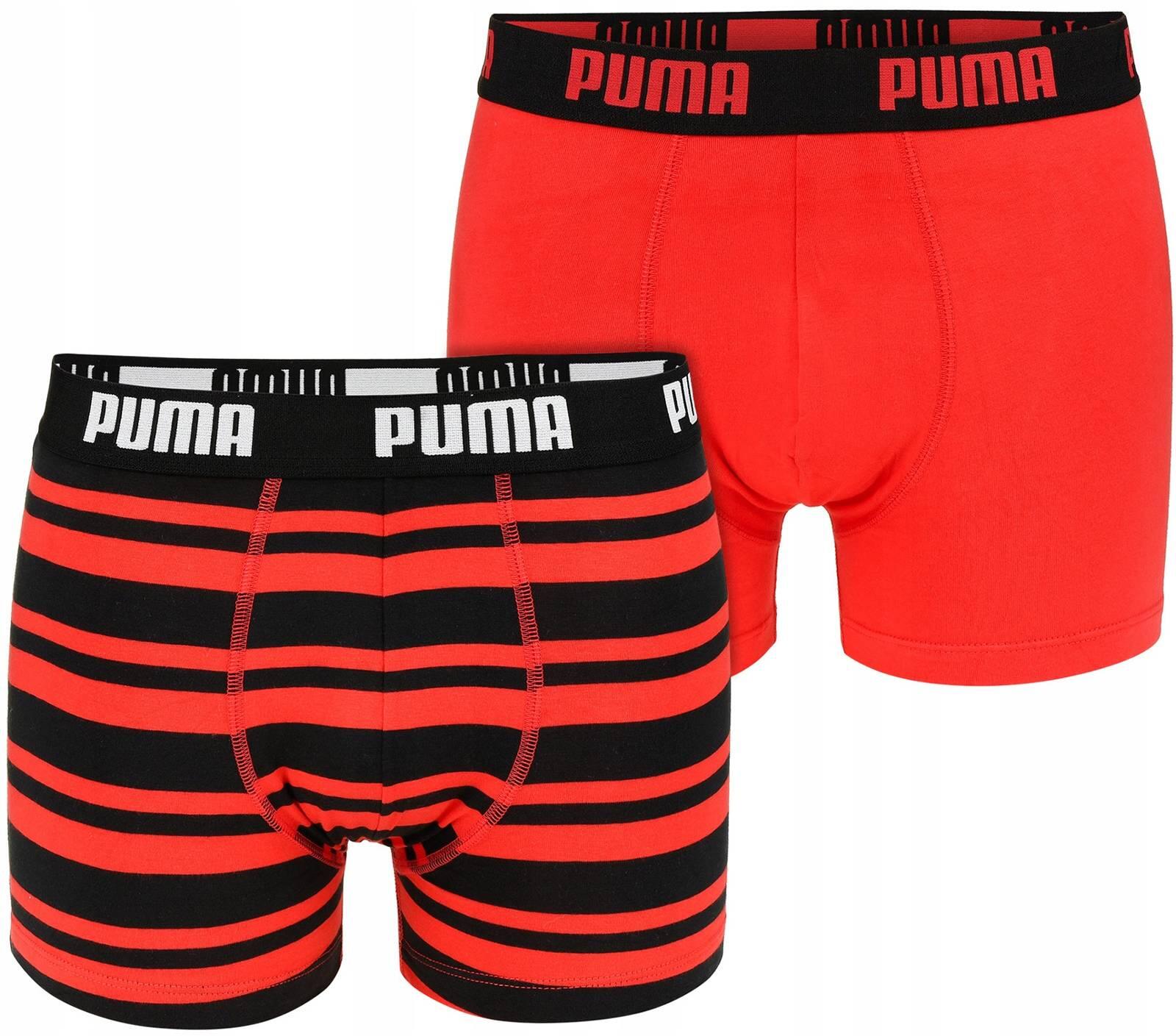 Bokserki majtki męskie bawełniane czerwone 2 pary PUMA