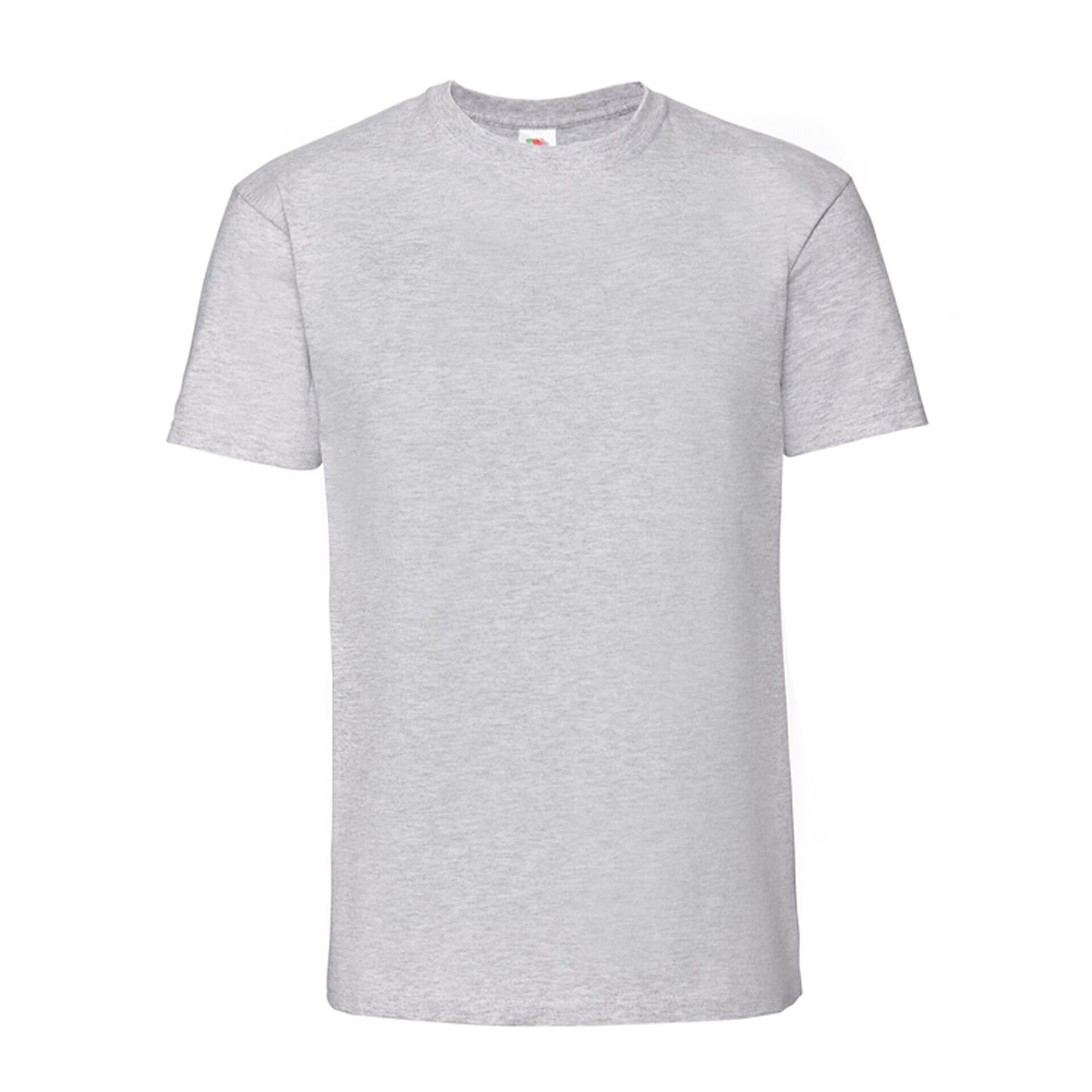 T-shirt Fruit Of The Loom Iconic 195 Premium Tees Adult Gris