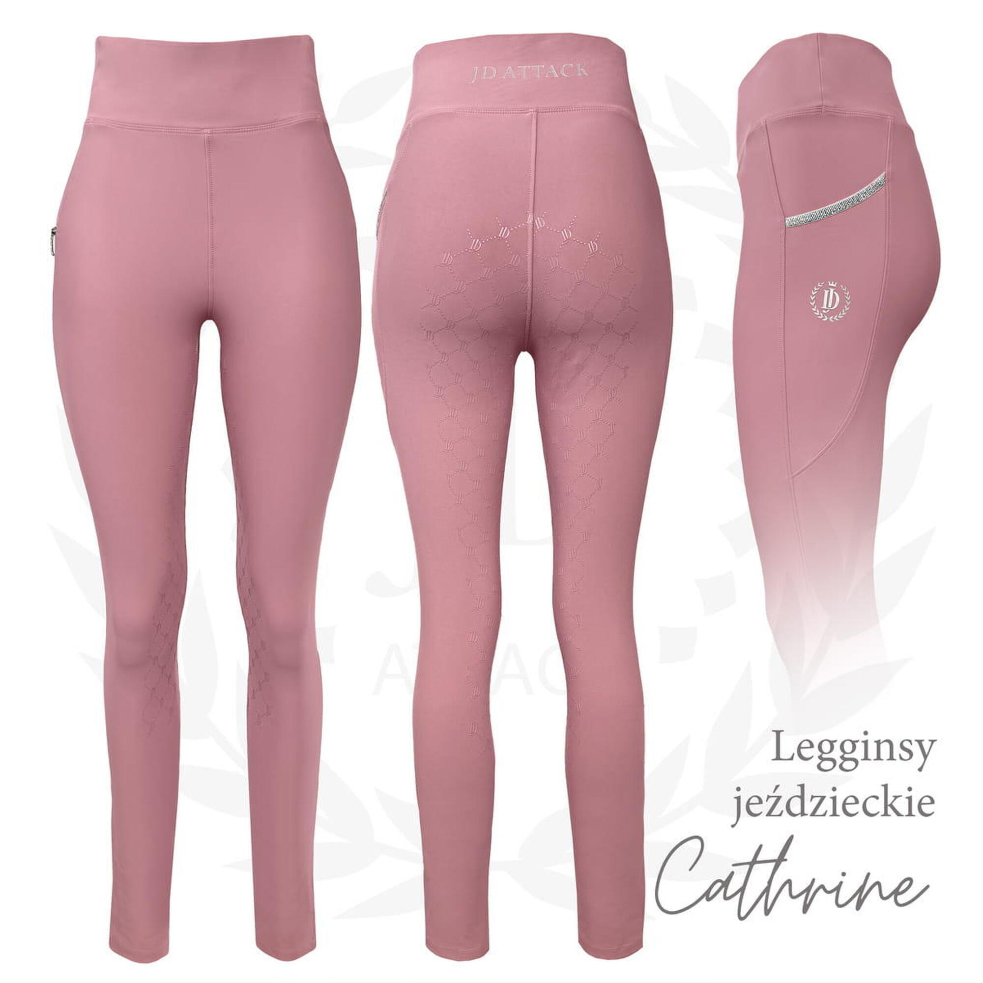 Legginsy jeździeckie z silikonowym lejem JD ATTACK Cathrine