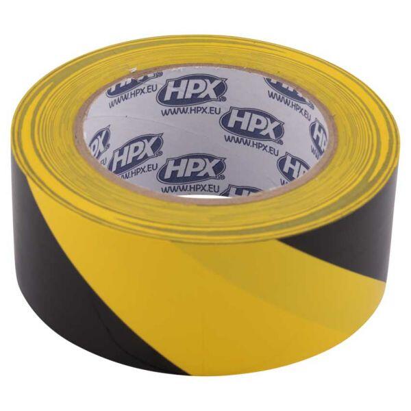 Taśma ostrzegawcza HPX 50 mm x 33 m żółto-czarna