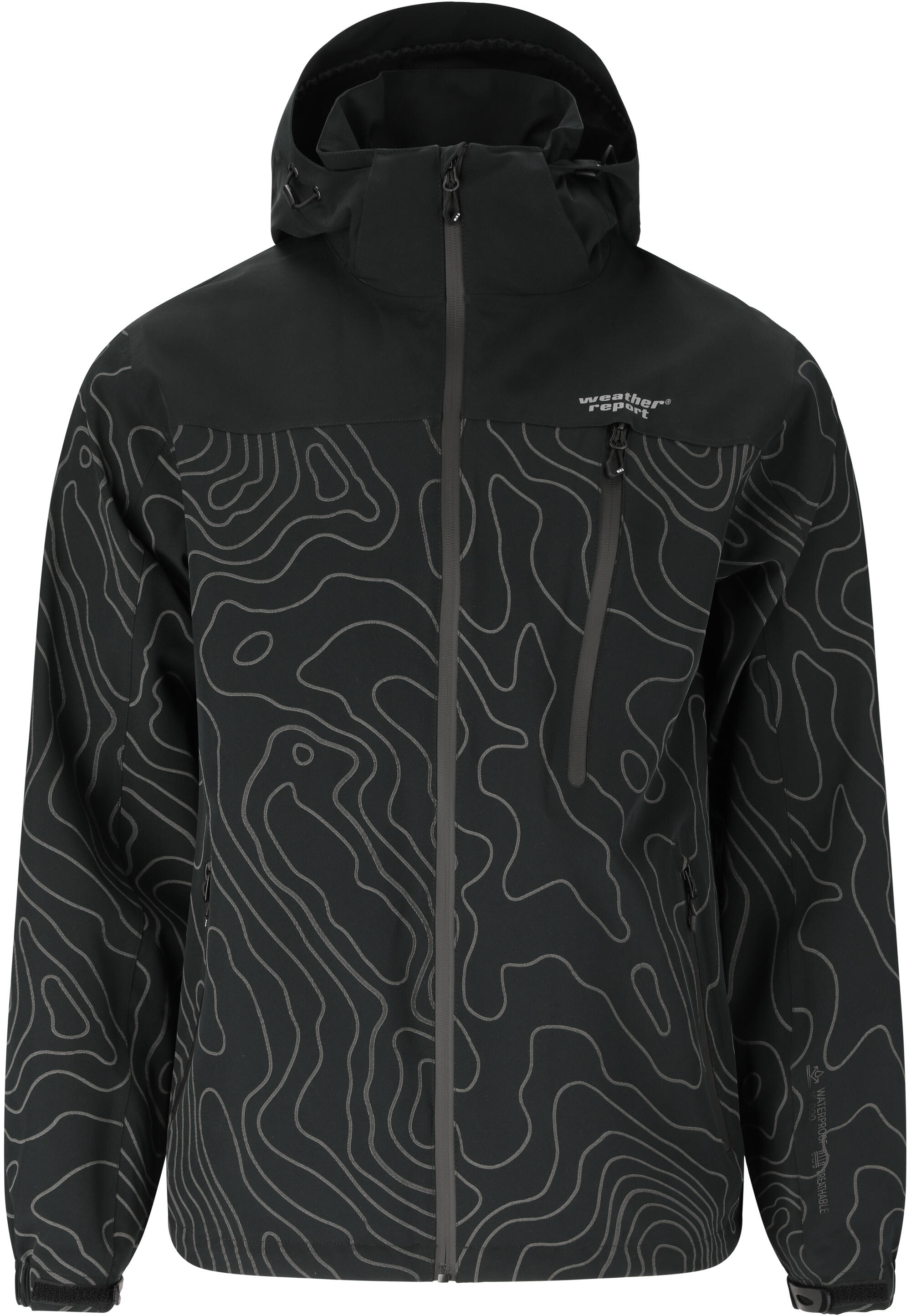 Kurtka z kapturem Weather Report Delton Aop AWG W-PRO 15000