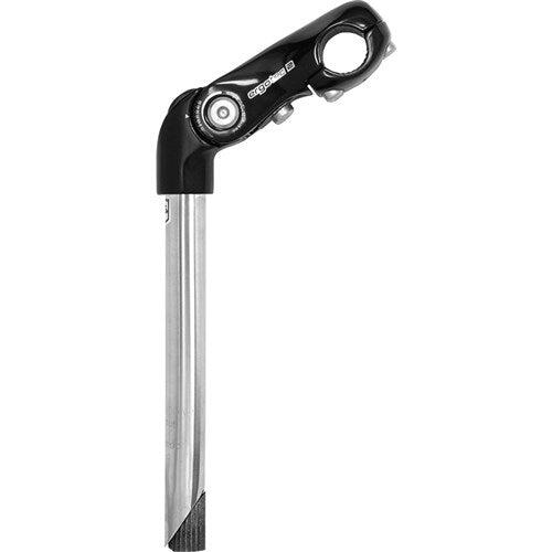 Ergotec regulowany mostek 25,4 mm stal nierdzewna 230/90 mm czarny