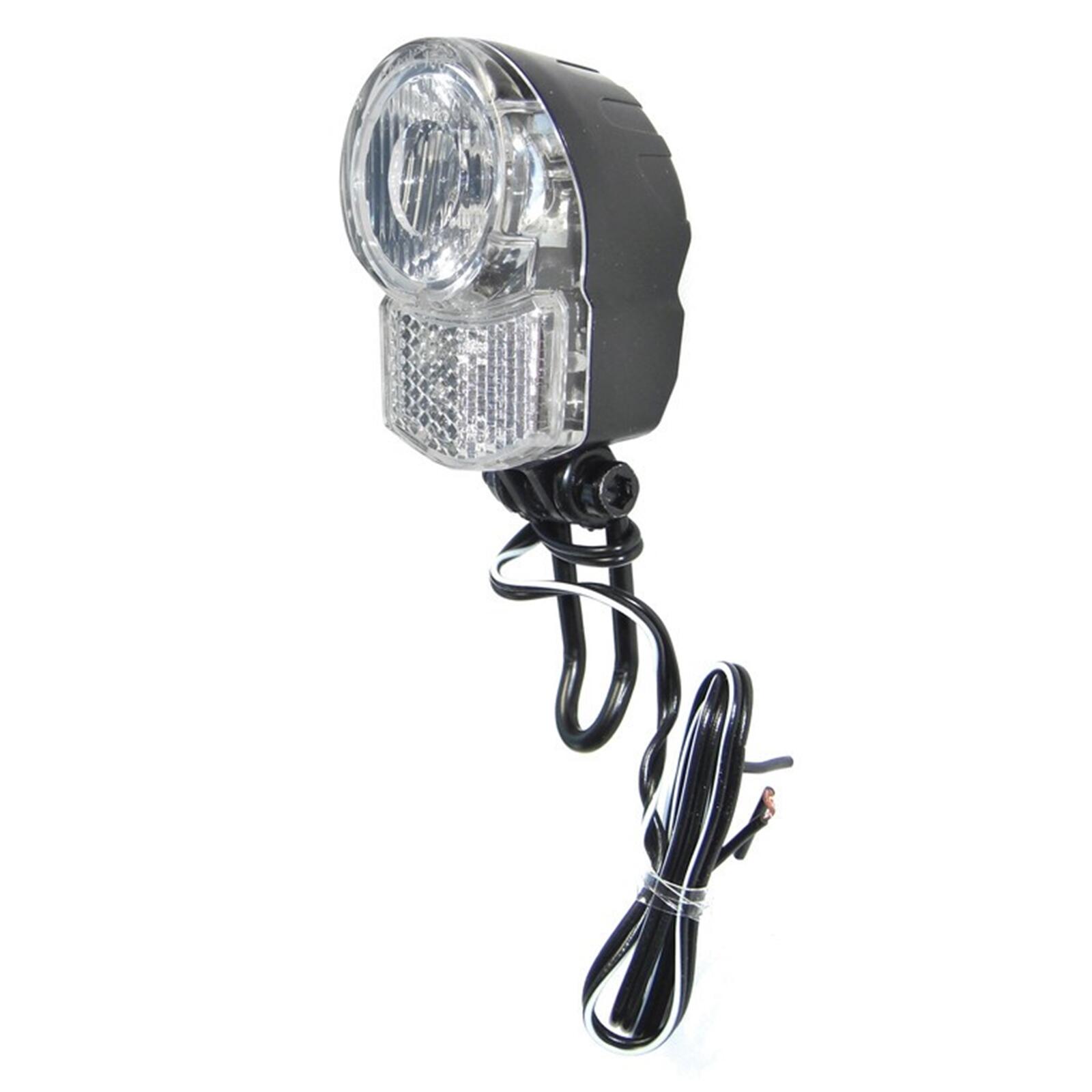 odblaskowe przednie światło rowerowe z uchwytem 25 lux Buchel Uni Led Pro Dynamo