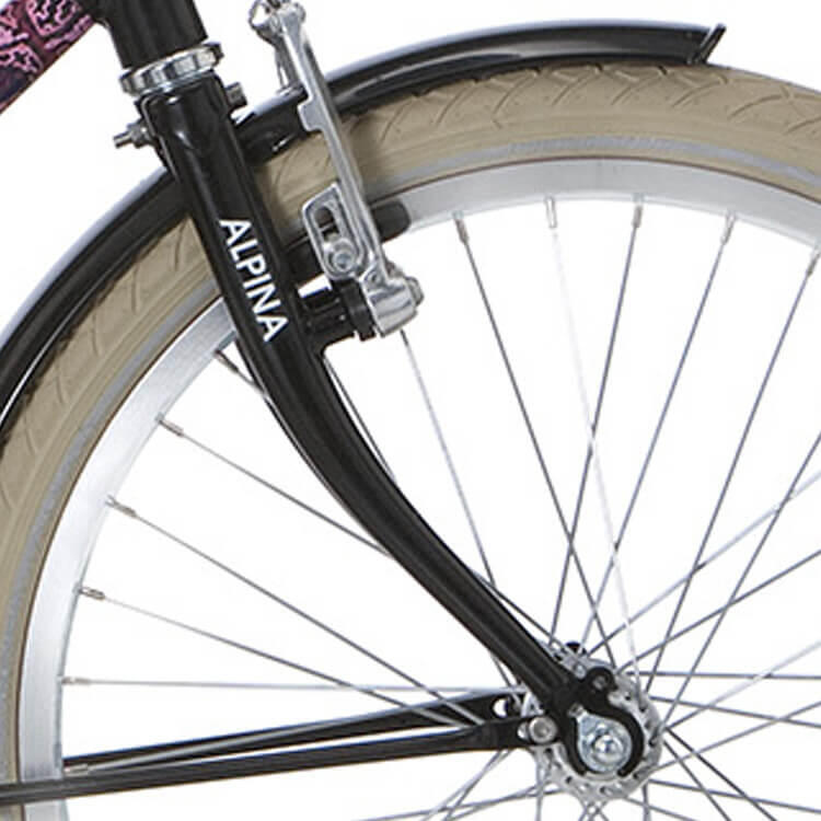 Widelec Alpina Tingle 22 czarny
