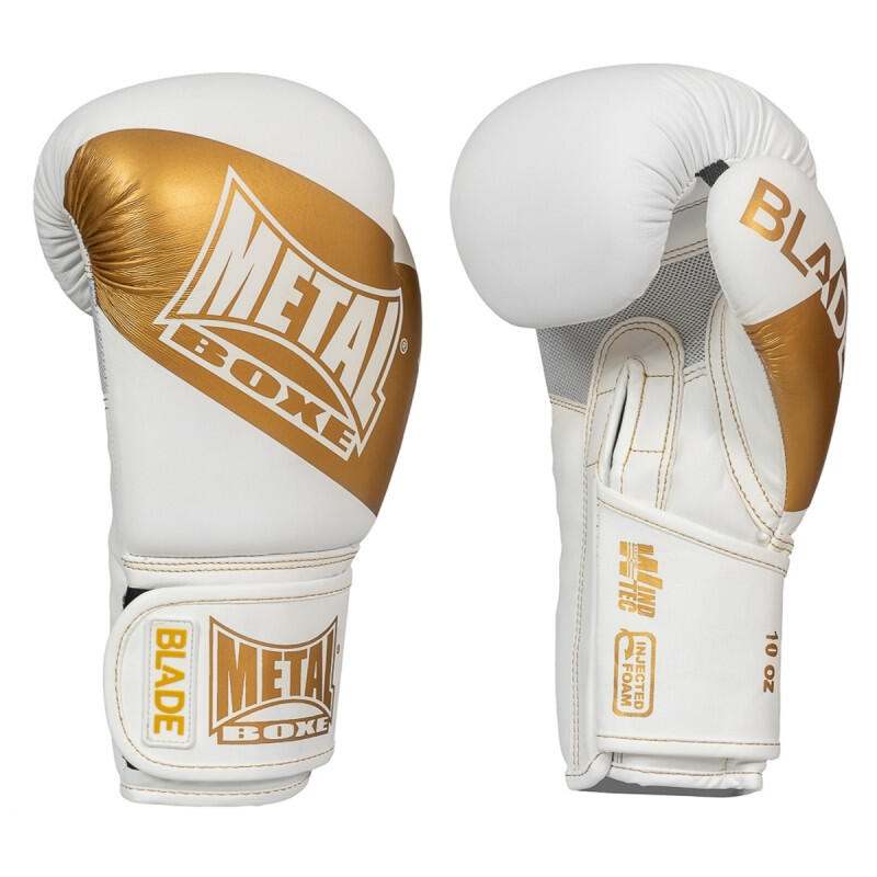 Rękawice bokserskie Metal Boxe blade golden