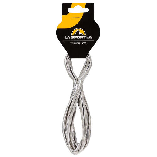 Sznurowadła La Sportiva Mountain Running - white/mid grey 132 cm