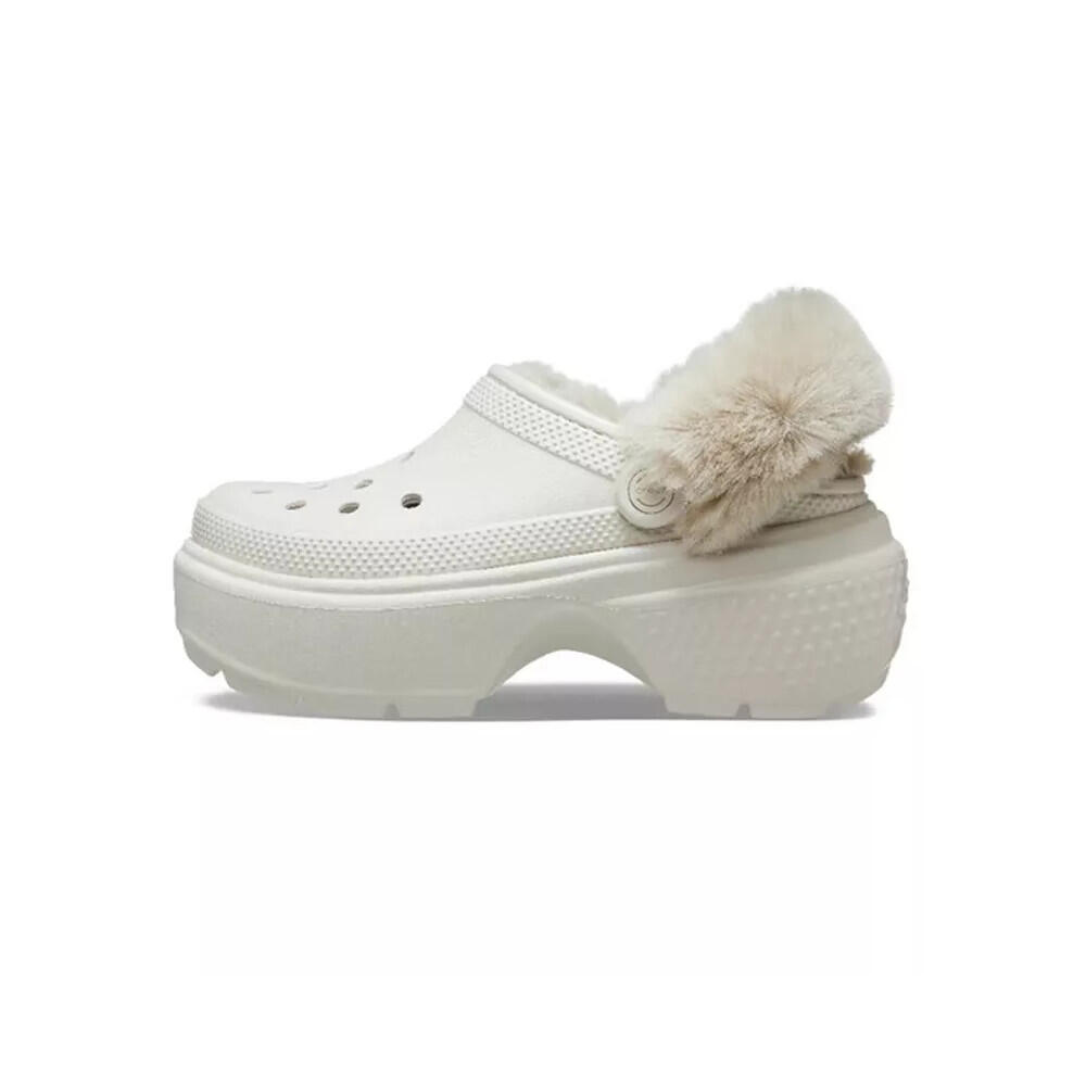 Kapcie Crocs Stomp Lined beżowe