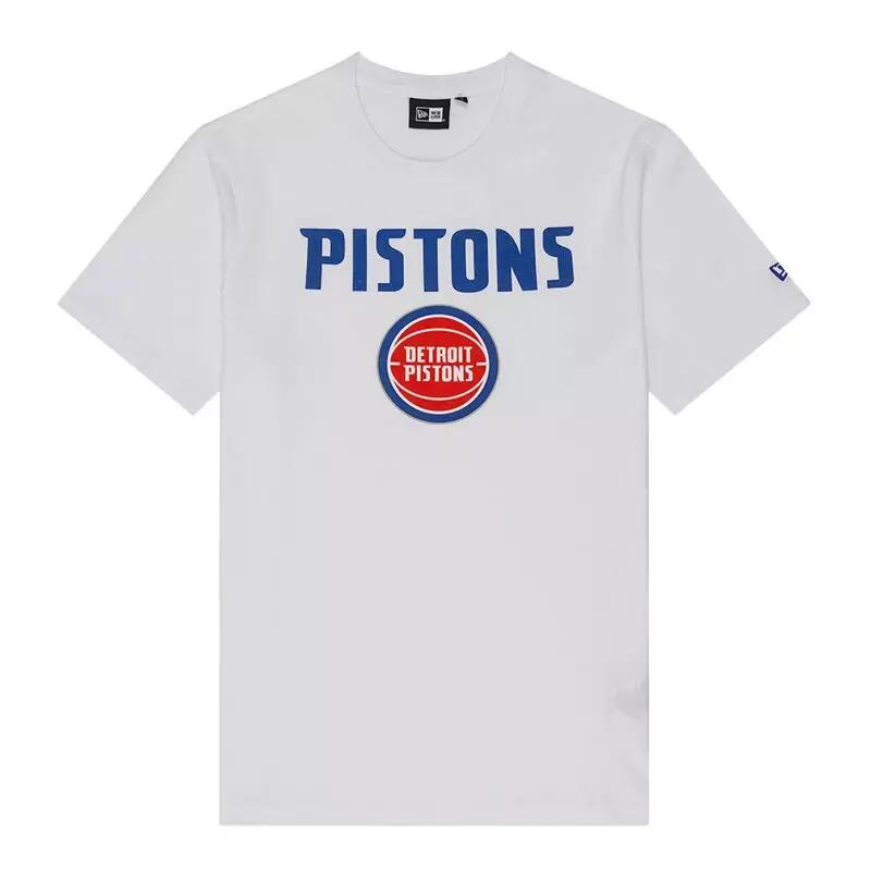 T-Shirt NBA Detroit Pistons New Era Blanc
