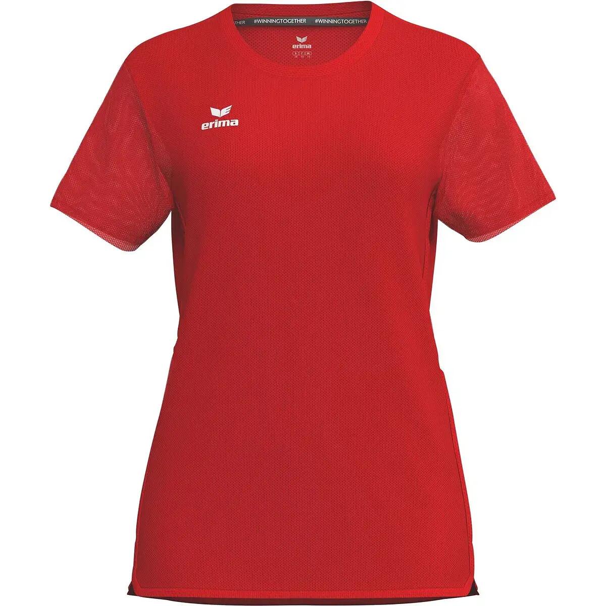 T-shirt Erima T&F Wings funkcjonalny czerwony