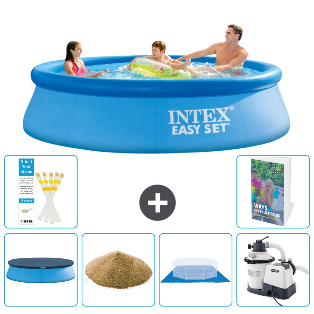 INTEX Basen Easy Set Okrągły - 305x76 cm - 7-częściowy S158
