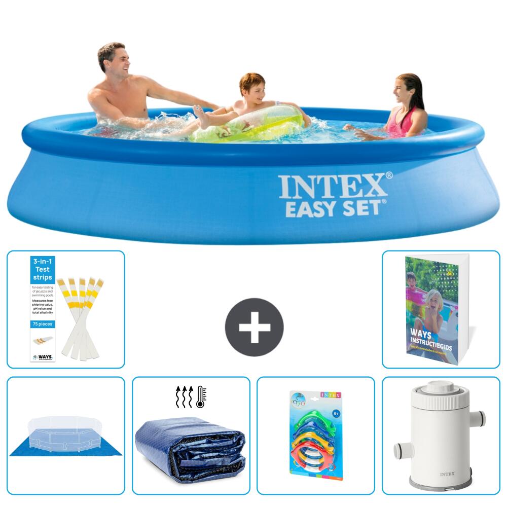 INTEX Basen Easy Set Okrągły - 305x61 cm - 7-częściowy S123