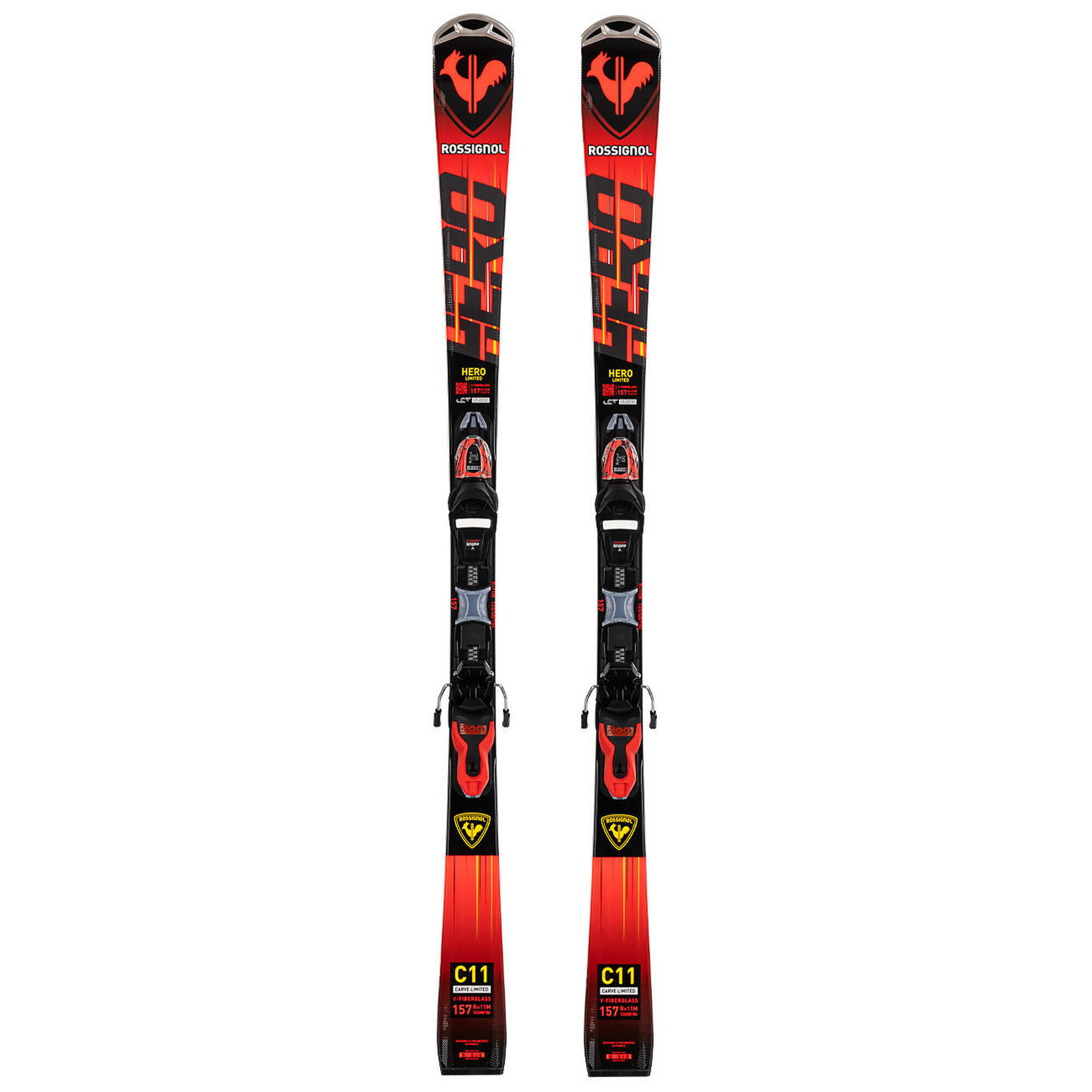 Narty slalomowe ROSSIGNOL HERO LTD - LIMITED EDITION + wiązania LOOK XPRESS11 GW