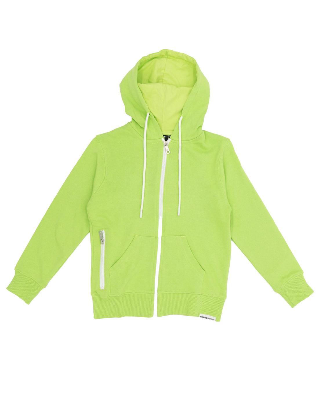 Bluza dziecięca Fight Fluo z kapturem i zamkiem