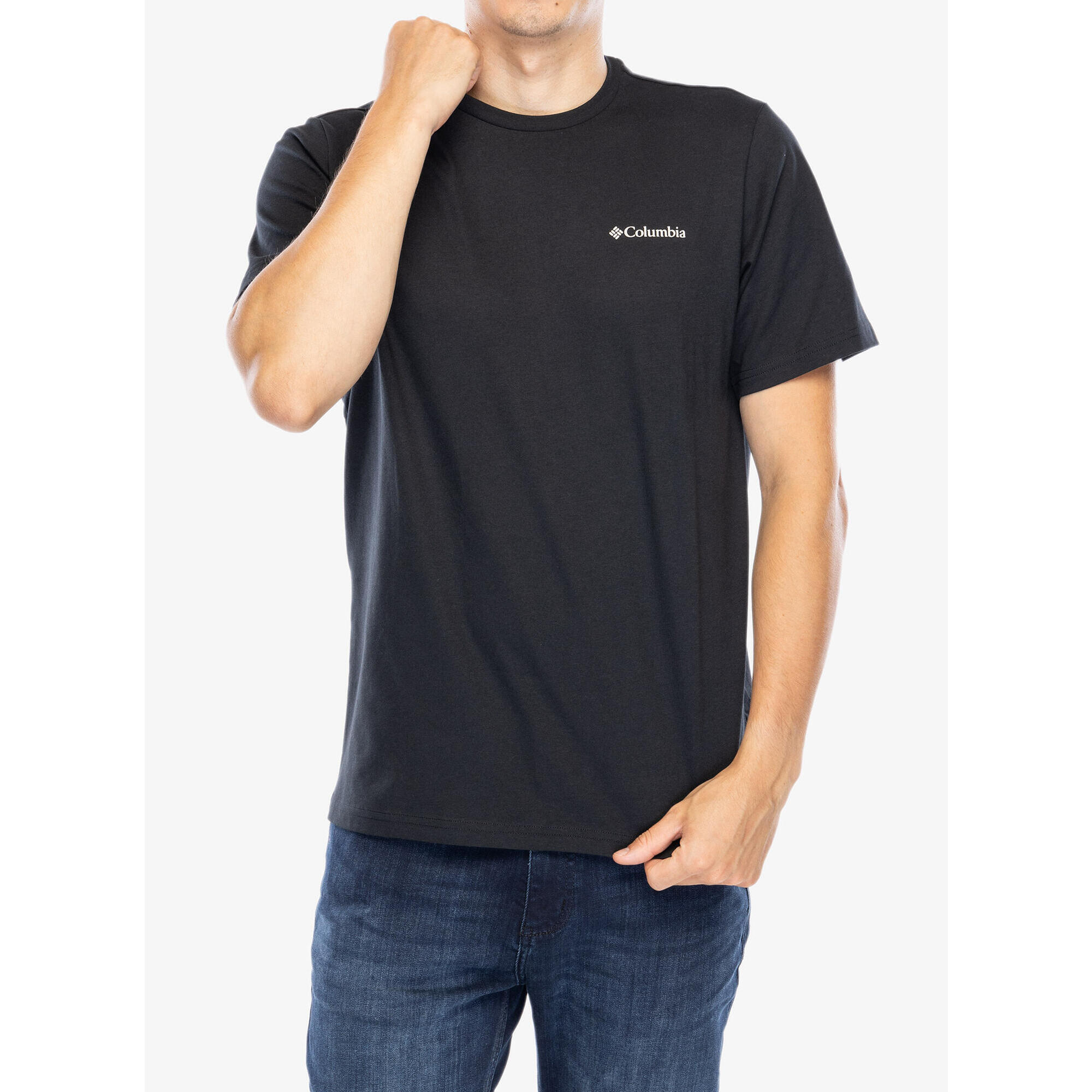 Koszulka z nadrukiem męska Columbia Explorers Canyon Back S/S Tee