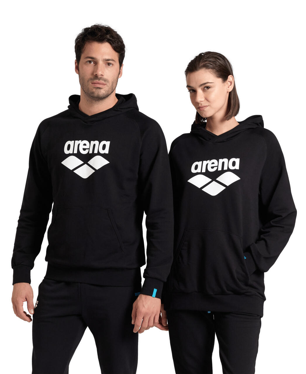 Bluza Arena ARENA HOODED SWEAT GRAPHIC BLACK XS