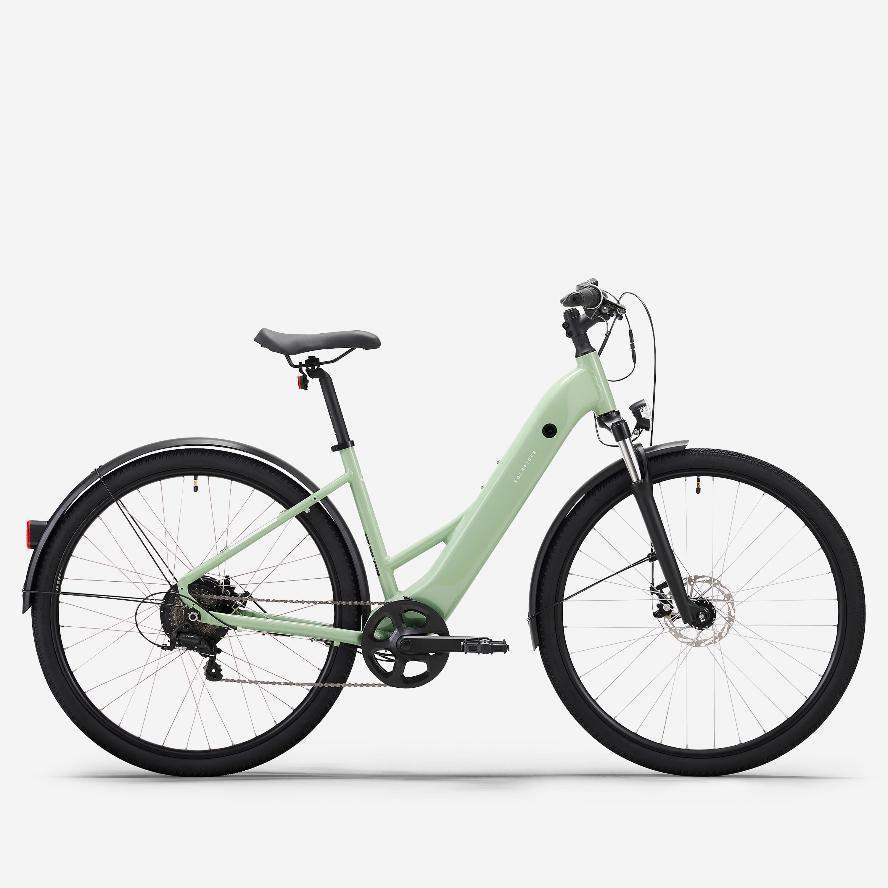 Rower elektryczny trekkingowy Rockrider E-ACTV 100 LF niska rama