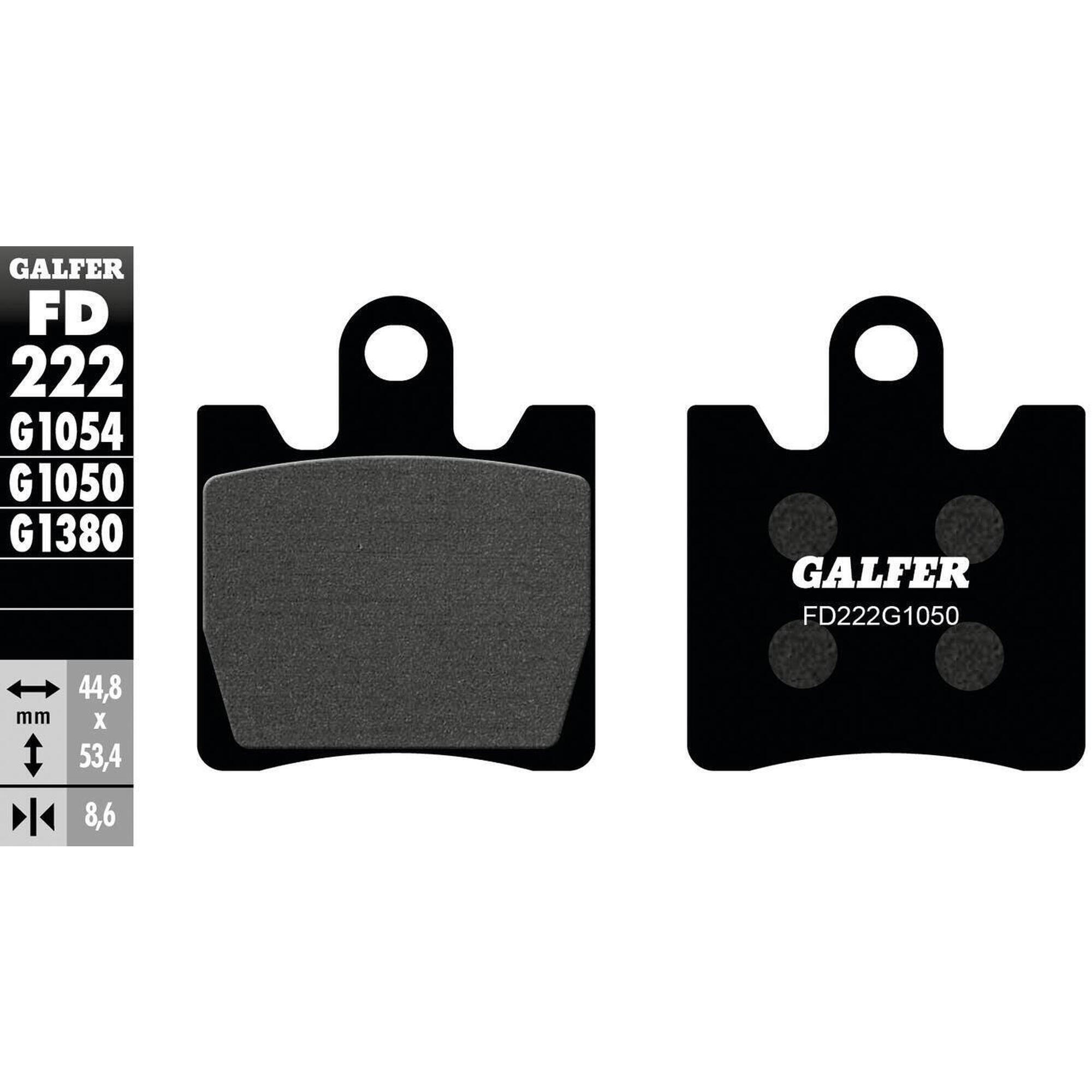 Klocki hamulcowe GALFER FD222 do skutera