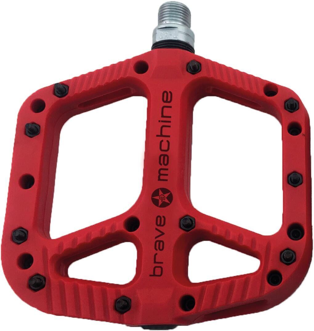 Pedał BRAVE Freeride XL, platforma, czerwony