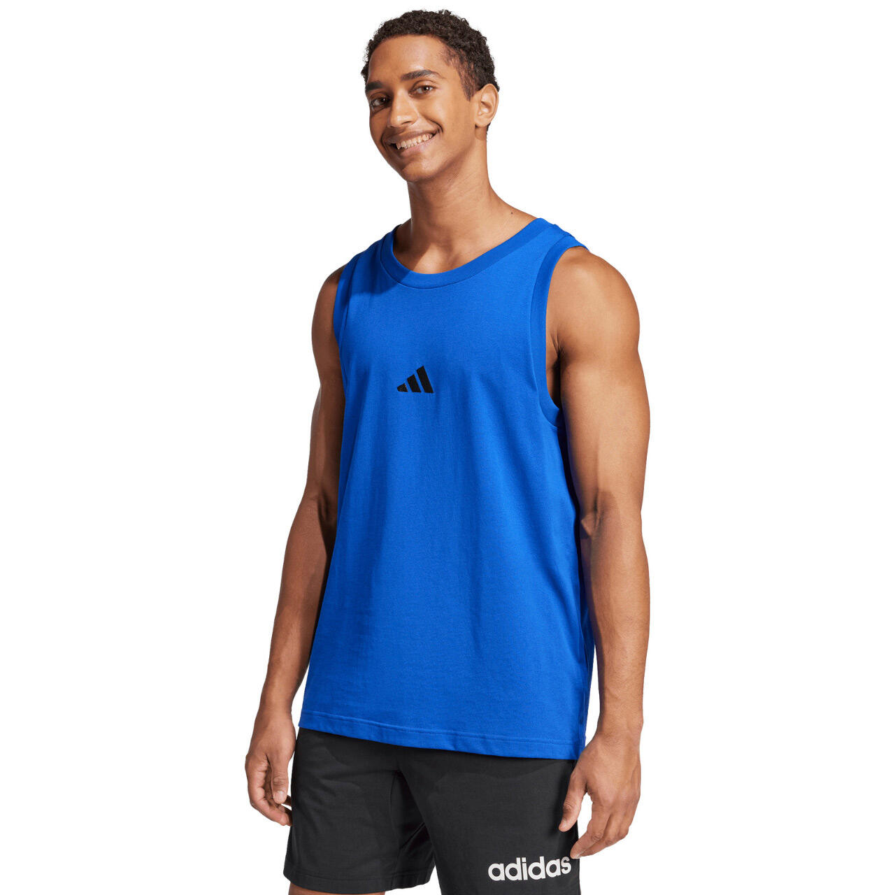 Męska Tank Top adidas Essentials Small Logo Tank Lifestyle