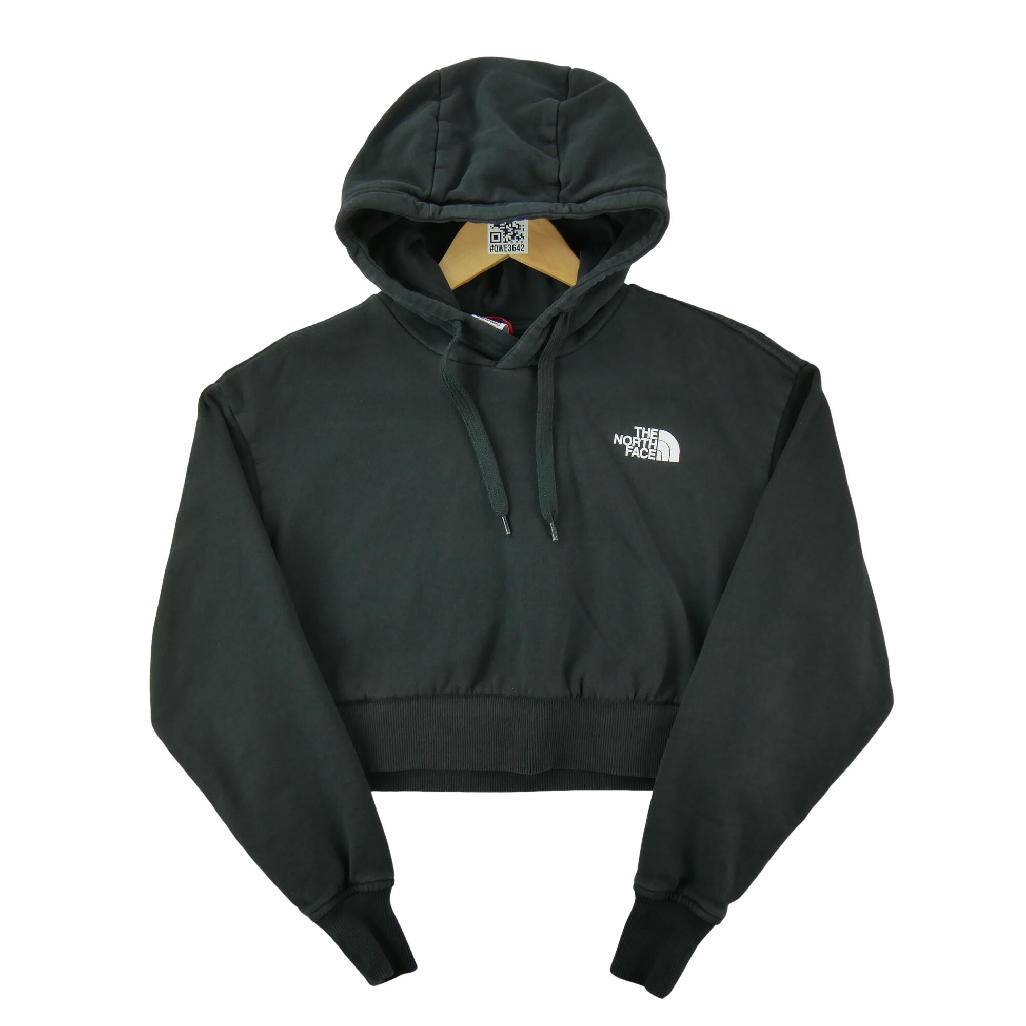 Second life - Bluza z kapturem damska Trend Crop The North Face - Jak nowy