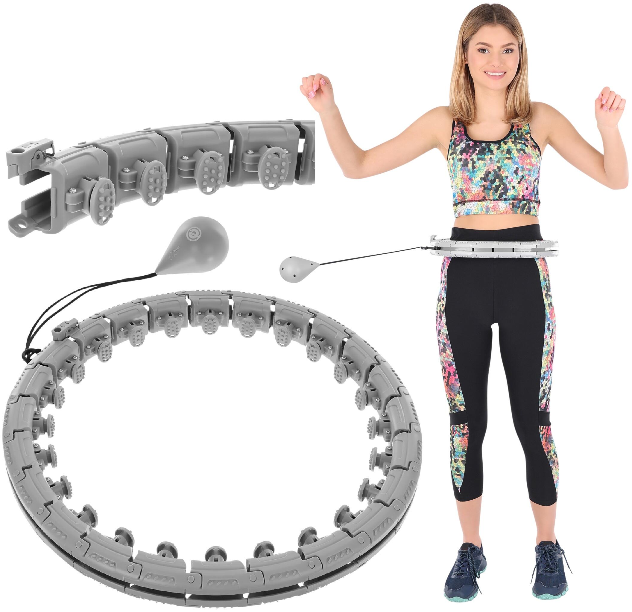 Hula hop fitness Enero Fit regulowana z obciążeniem