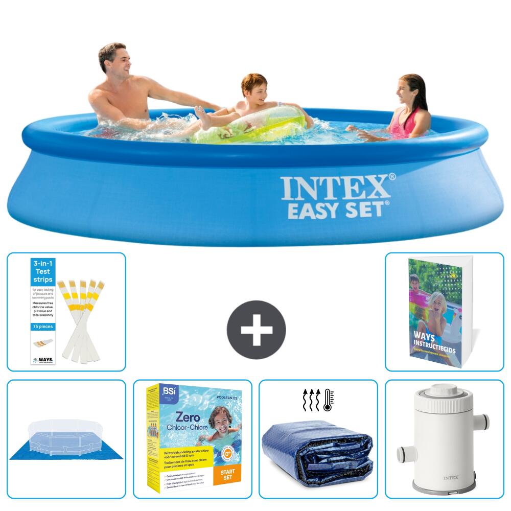 INTEX Basen Easy Set Okrągły - 305x61 cm - 7-częściowy S71