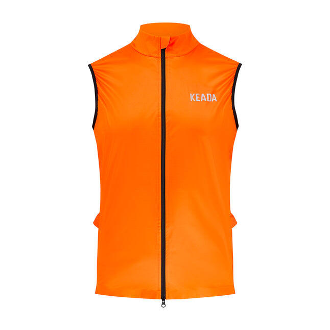 Damski Gilet Kolarski – Pomarańczowy
