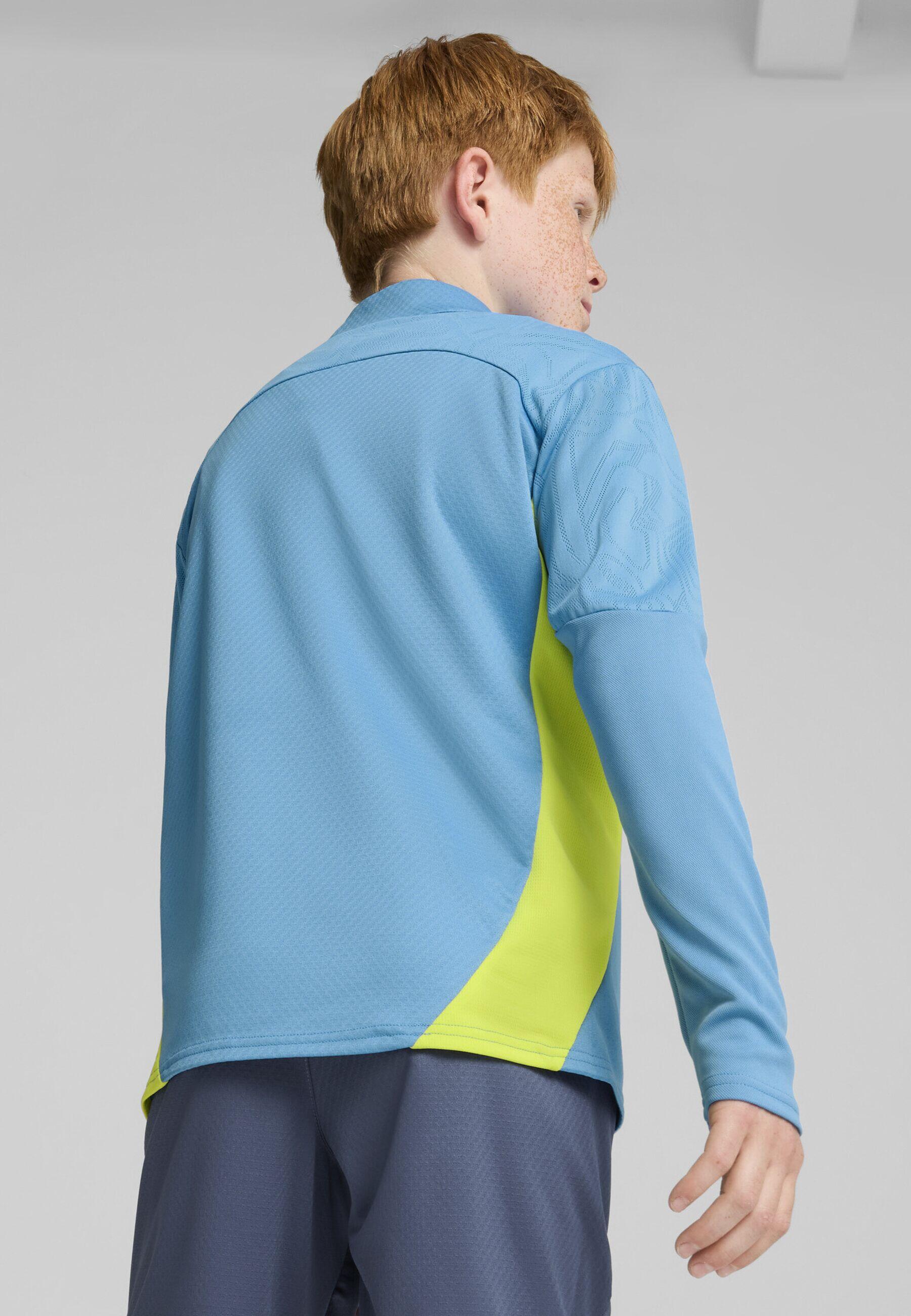 Młodzieżowa bluza treningowa Manchester City F.C. z zamkiem 1/4 PUMA