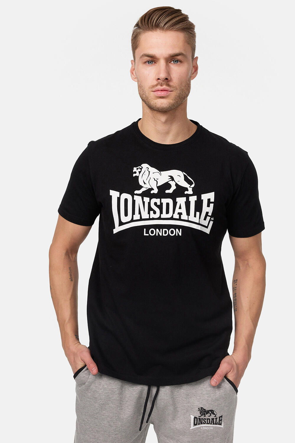T-shirt o klasycznym kroju Lonsdale Logo