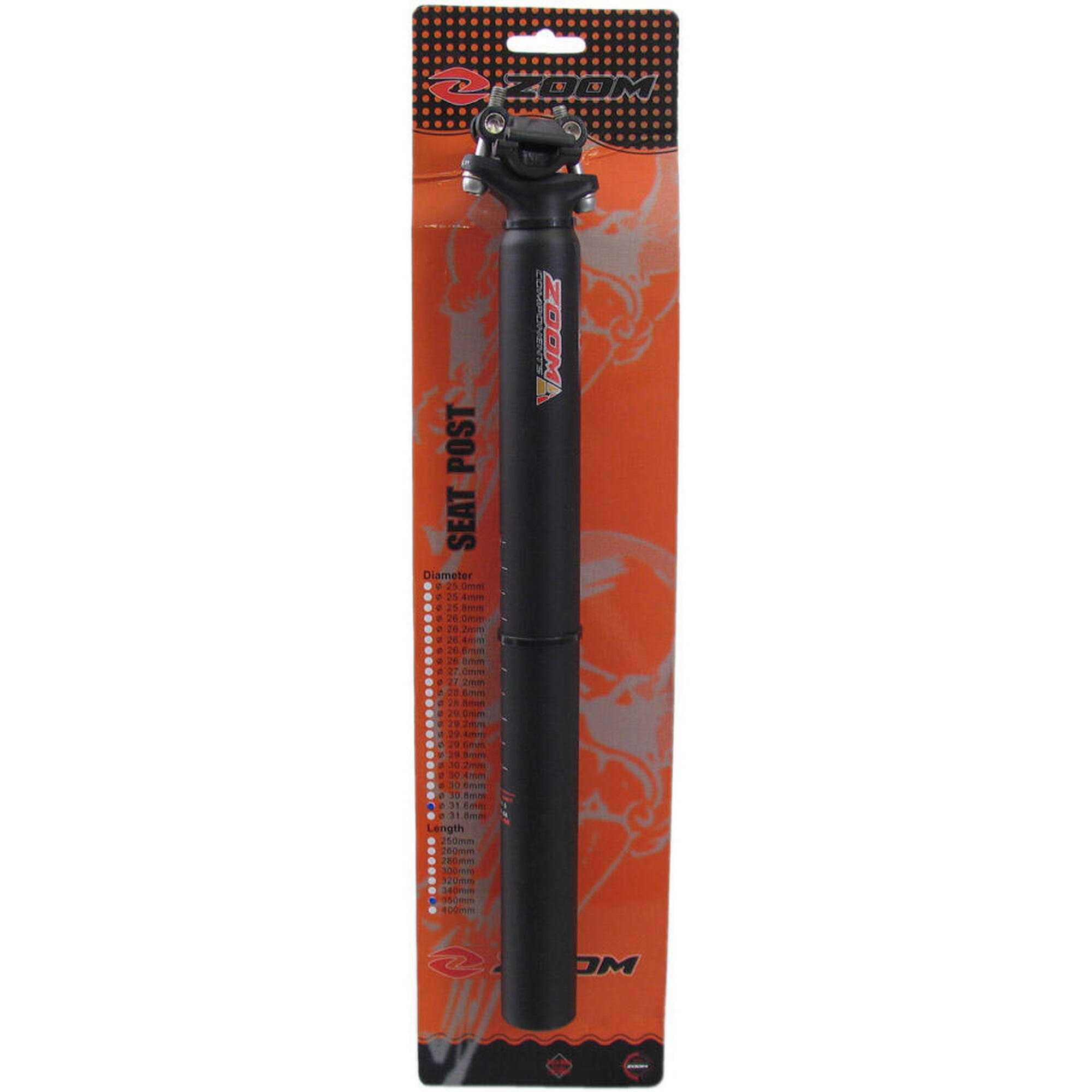 Sztyca Siodła Atb Ø27 2 Mm / 350 Mm Aluminiowa - Czarna