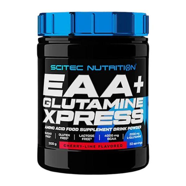 EAA z Glutamine Xpress - 300g Wiśnia i limonka Scitec Nutrition