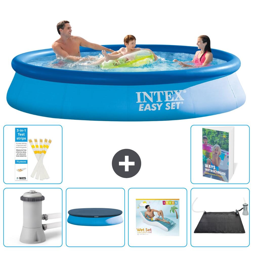 INTEX Basen Easy Set Okrągły - 366x76 cm - 7-częściowy S219