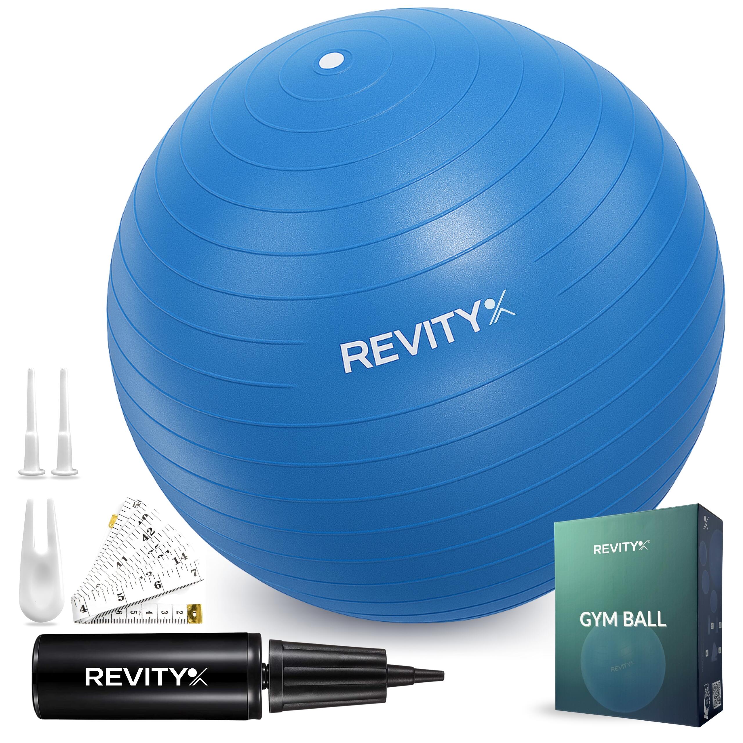 Piłka fitness do ćwiczeń gimnastyczna rehabilitacyjna Gym Ball 65 CM 1200G