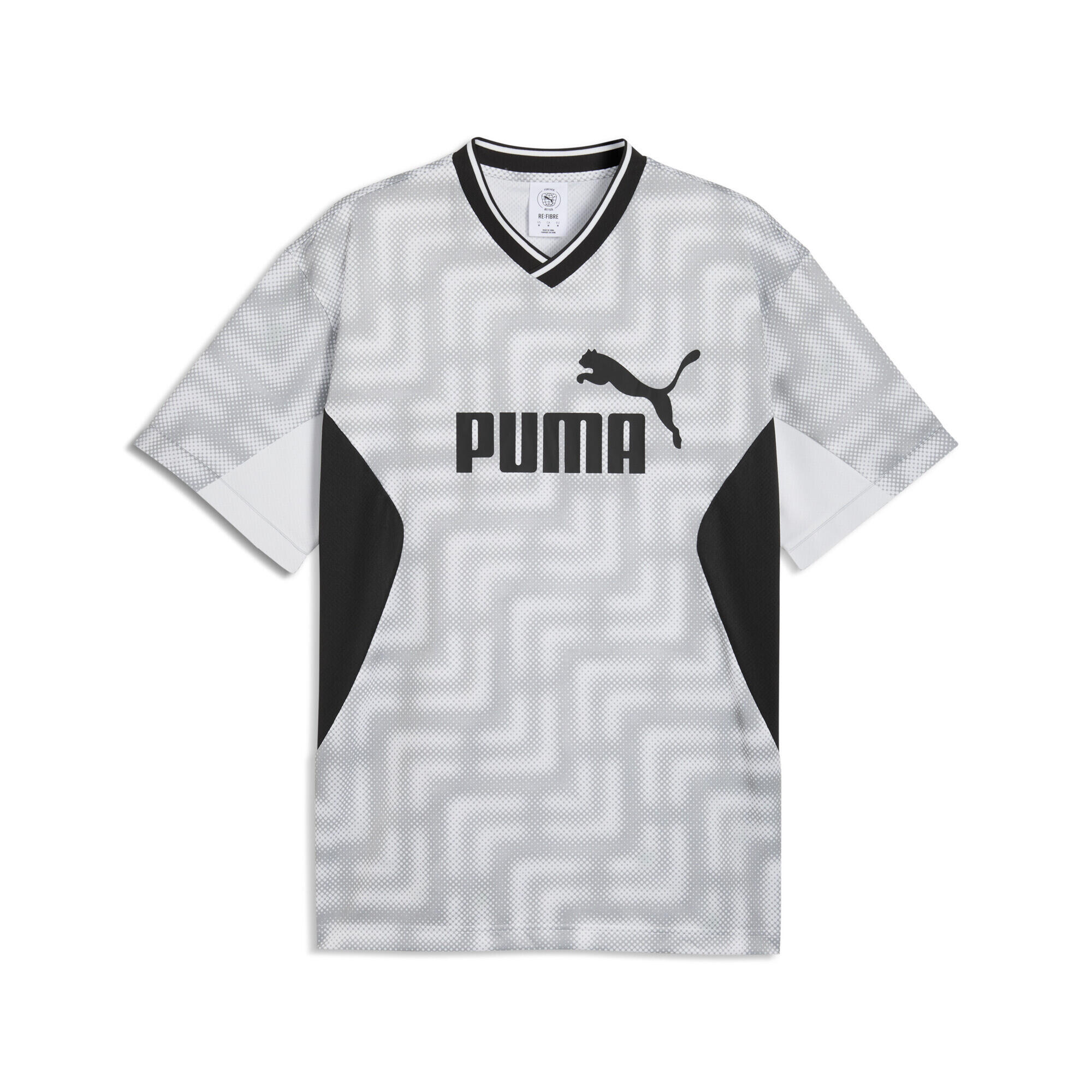 Męska luźna koszulka piłkarska Essentials z blokami kolorów PUMA