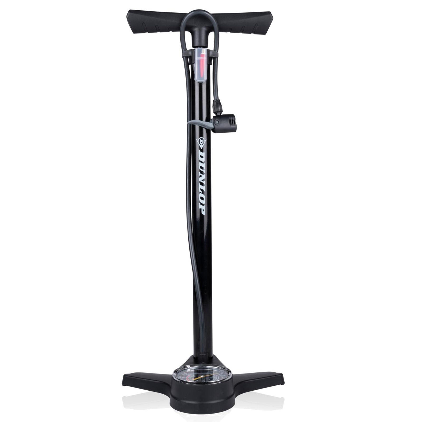 Pompka podłogowa rowerowa warsztatowa z manometrem 12 BAR DUNLOP