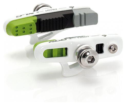 Szczęki Hamulcowe Bs-R05 Caliper Race 55Mm Biało/Zielone, Zestaw 4 Szt.