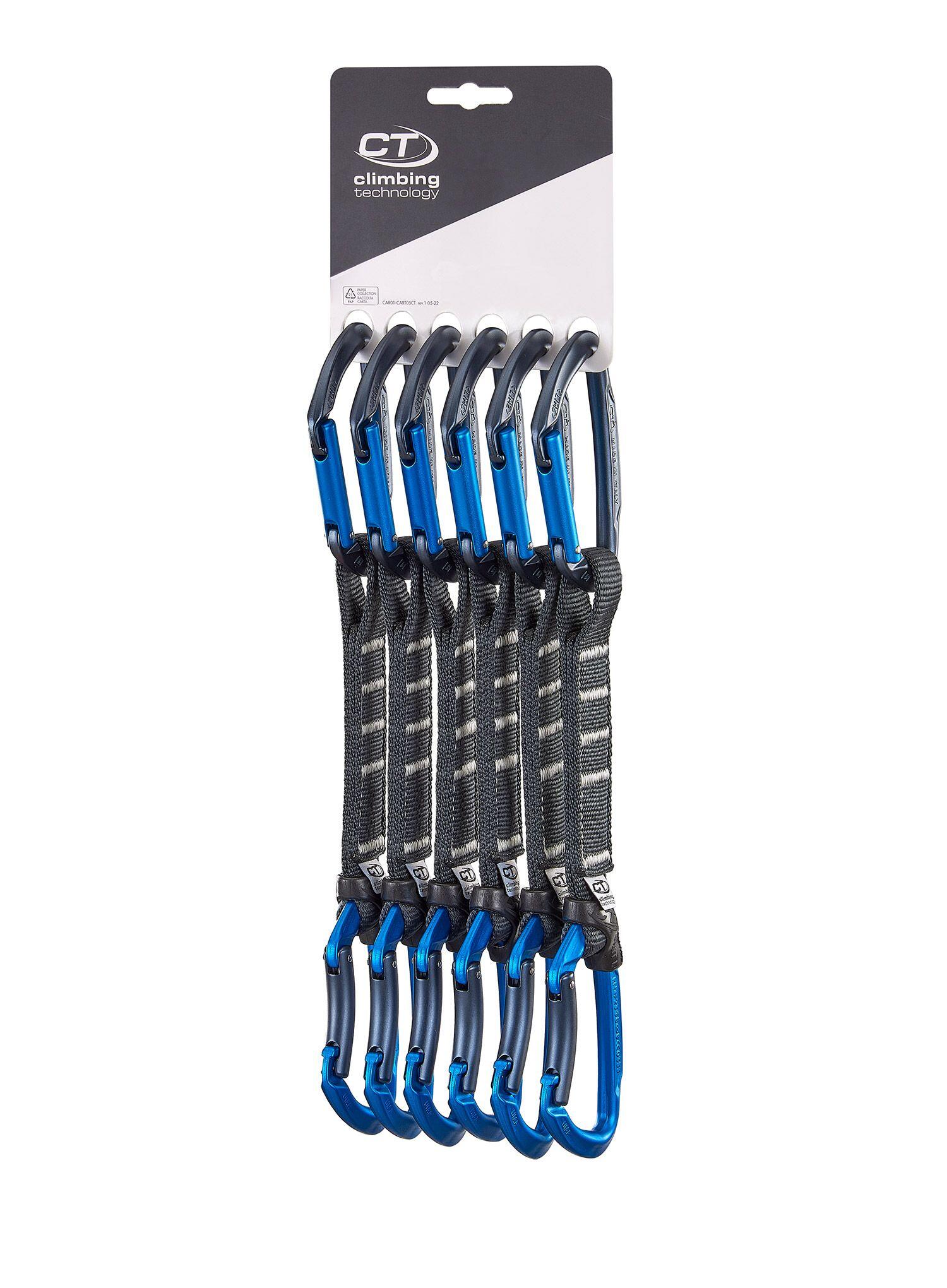 Ekspresy wspinaczkowe Climbing Technology Lime Set NY Pro 17 cm 6-Pack