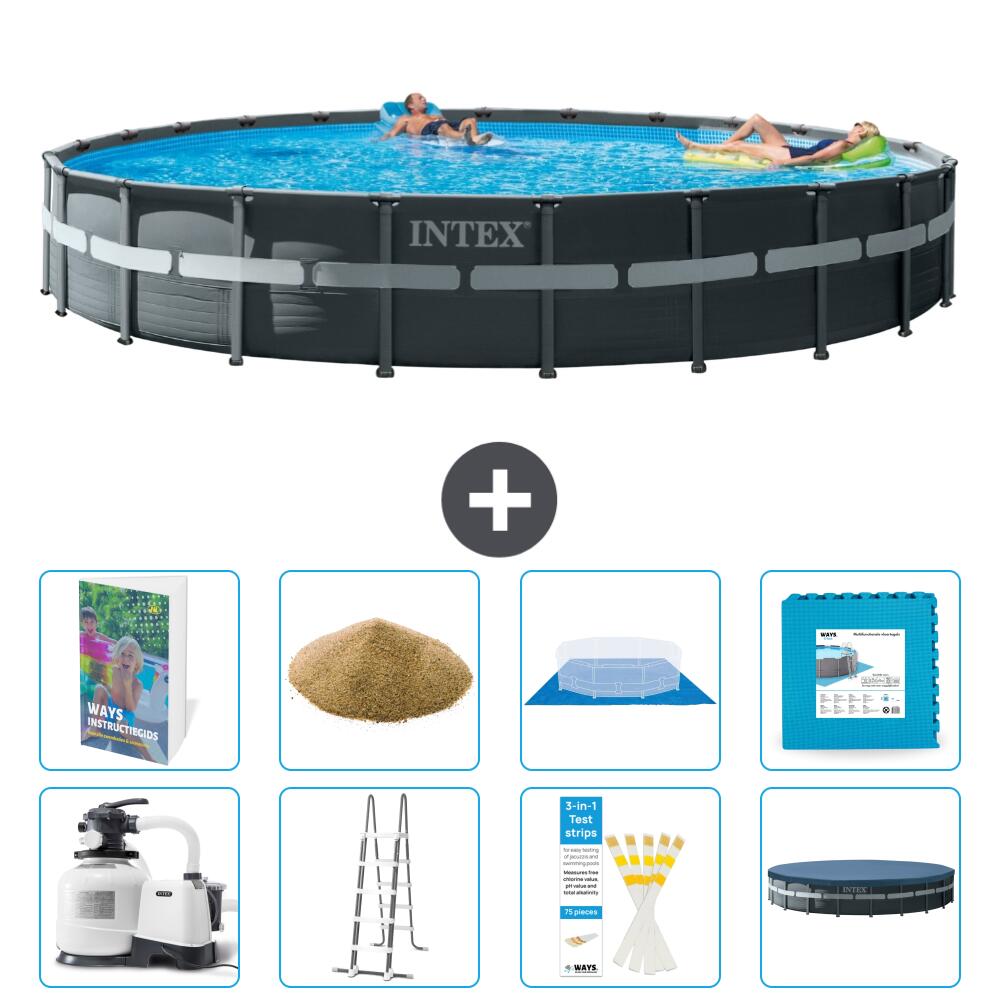 INTEX Basen Ultra XTR Okrągły - 732x132 cm - 9-częściowy S557