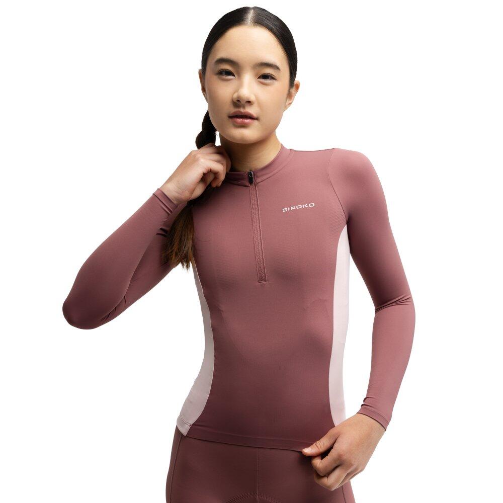 Damska koszulka rowerowa gravel z długim rękawem Kolarstwo Siroko GM3-W Polvar