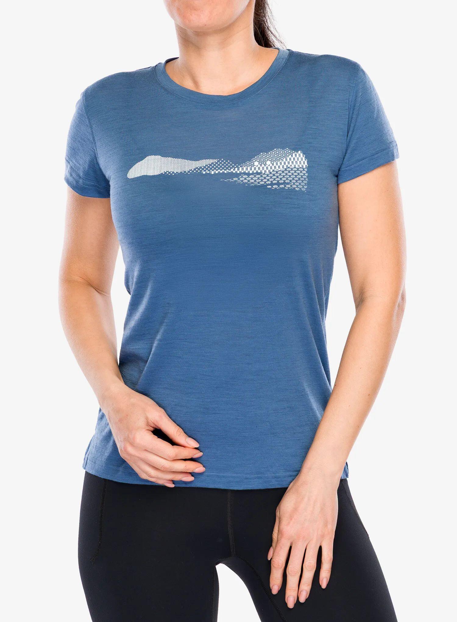 Koszulka merino damska Sensor Merino Air Hills SS Tee