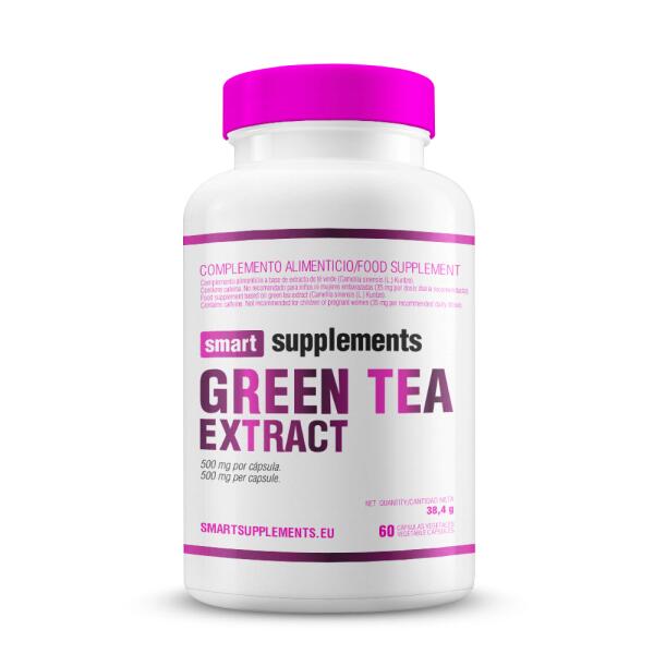 Ekstrakt z zielonej herbaty 500 mg – 60 kapsułek roślinnych Smart Supplements