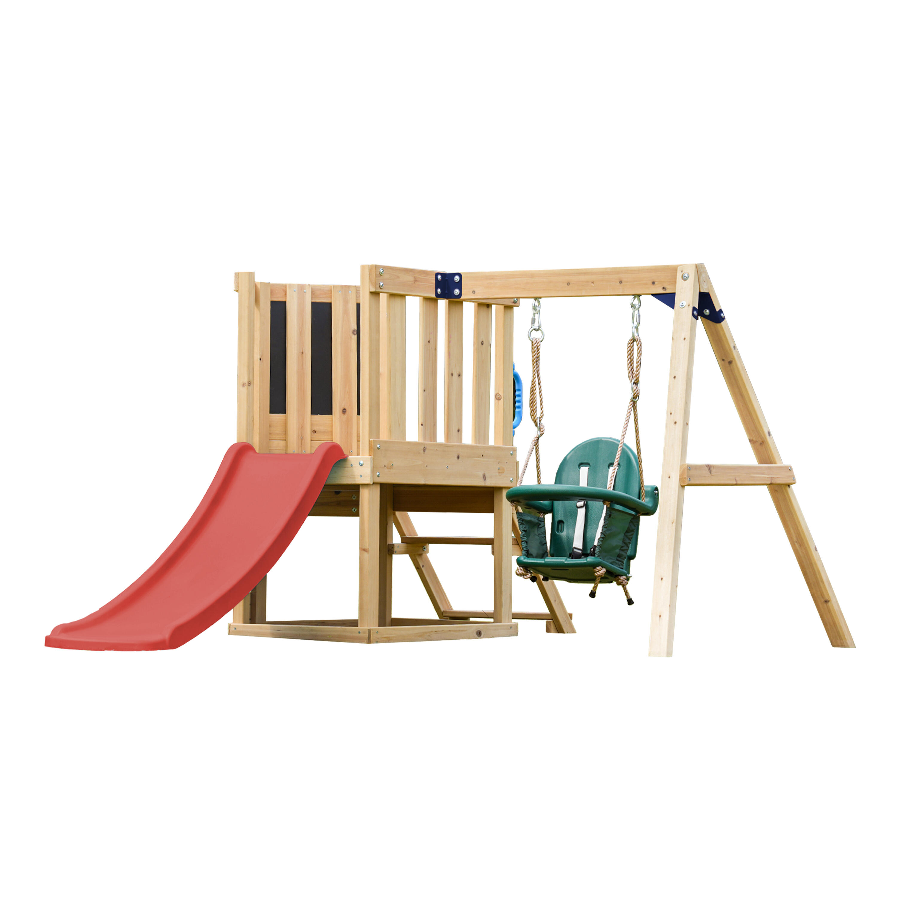 Mini plac zabaw – AXI Timo – zjezdzalnia w kolorze czerwonym