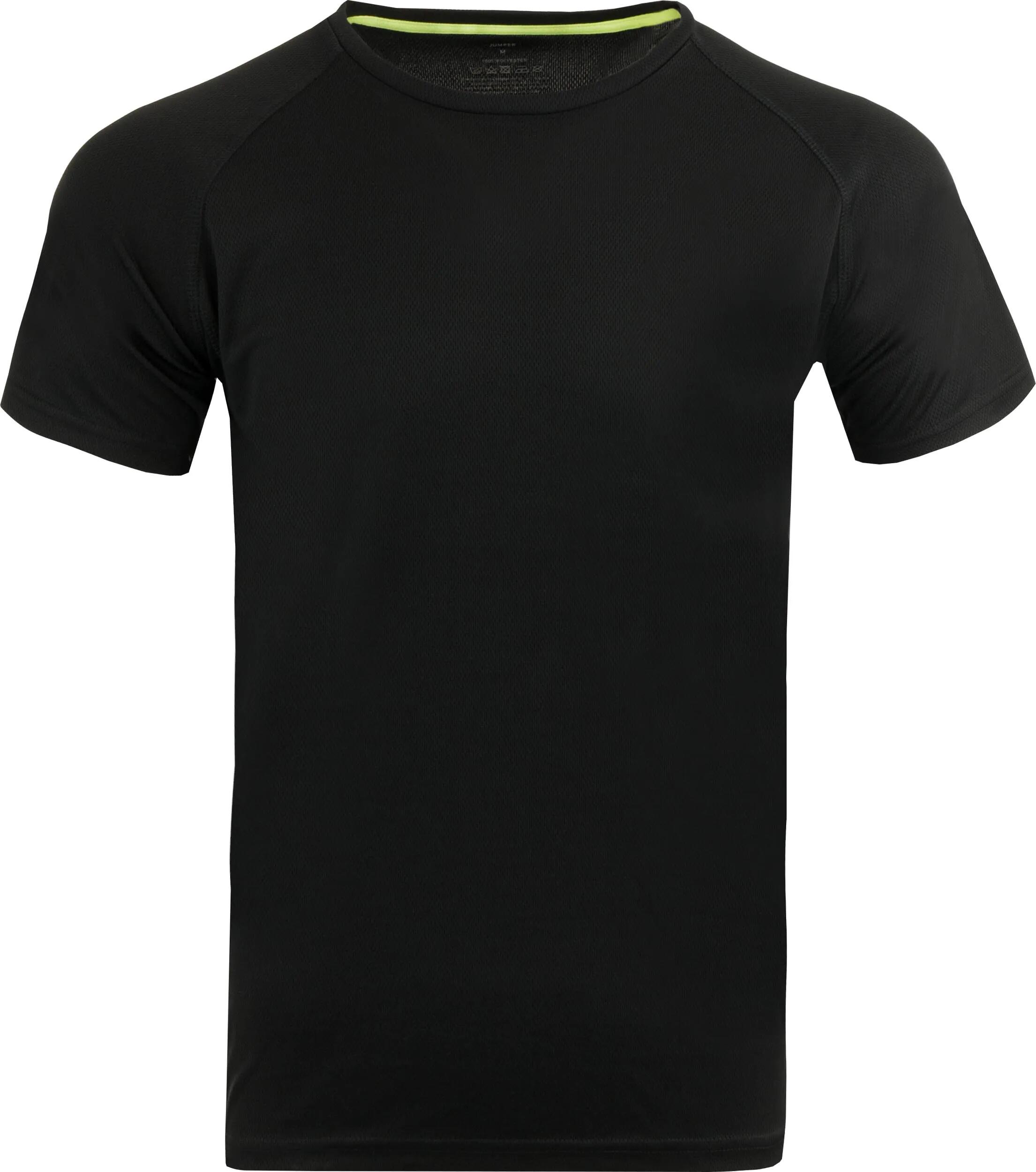T-shirt sportowy Jumper męski czarny.