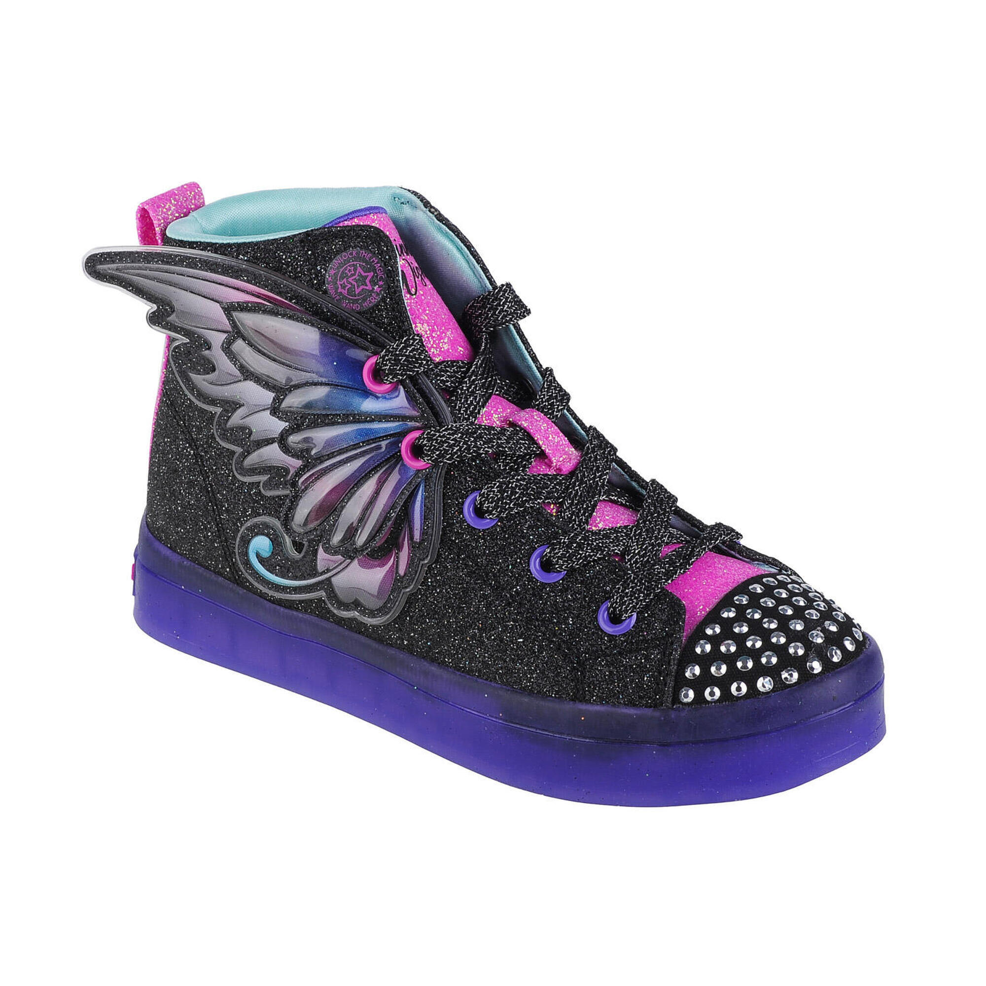 Buty sportowe do chodzenia dziewczęce Skechers Twi-Lites 2.0-Twinkle Wishes