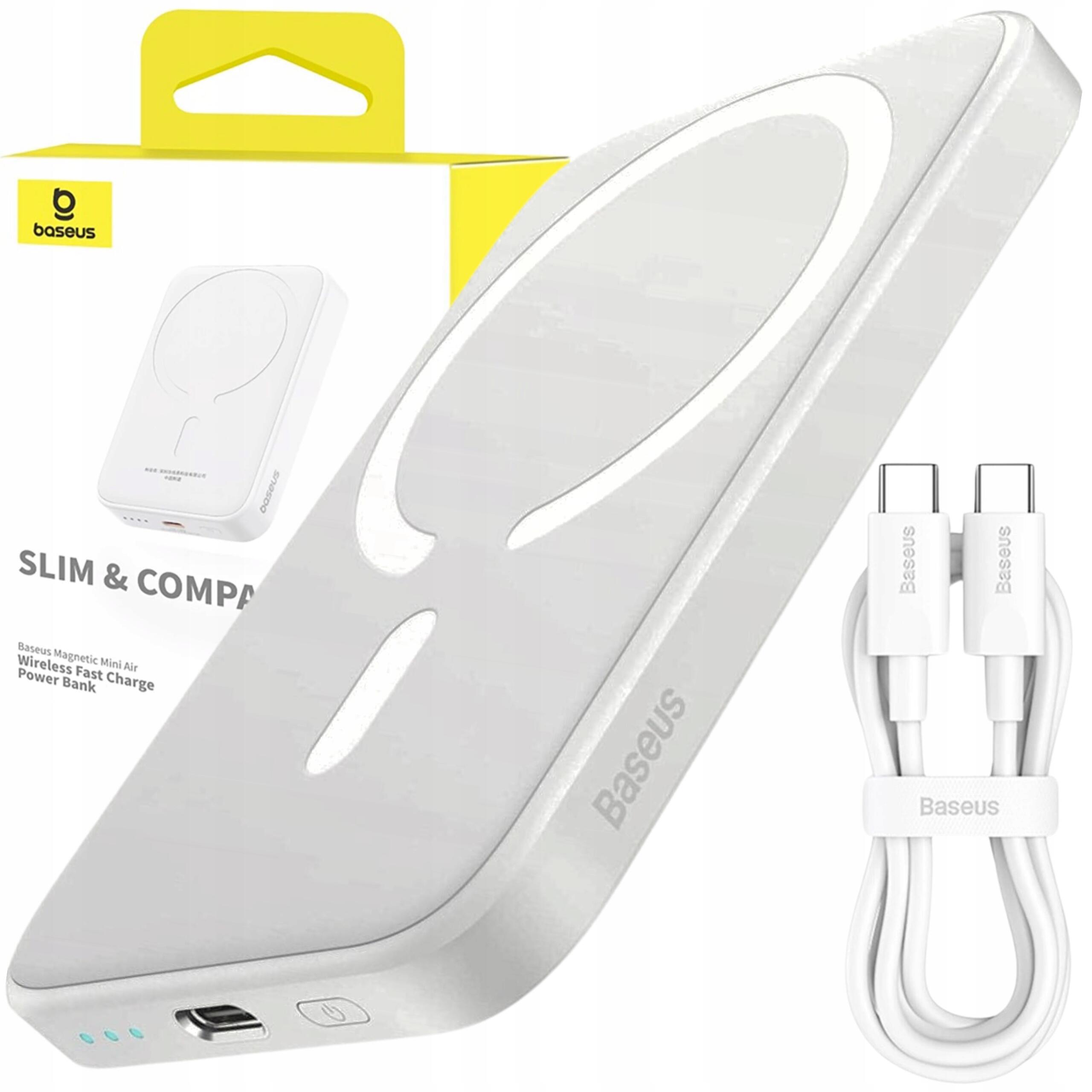 Baseus powerbank magsafe indukcyjny 6000mah 20w qi