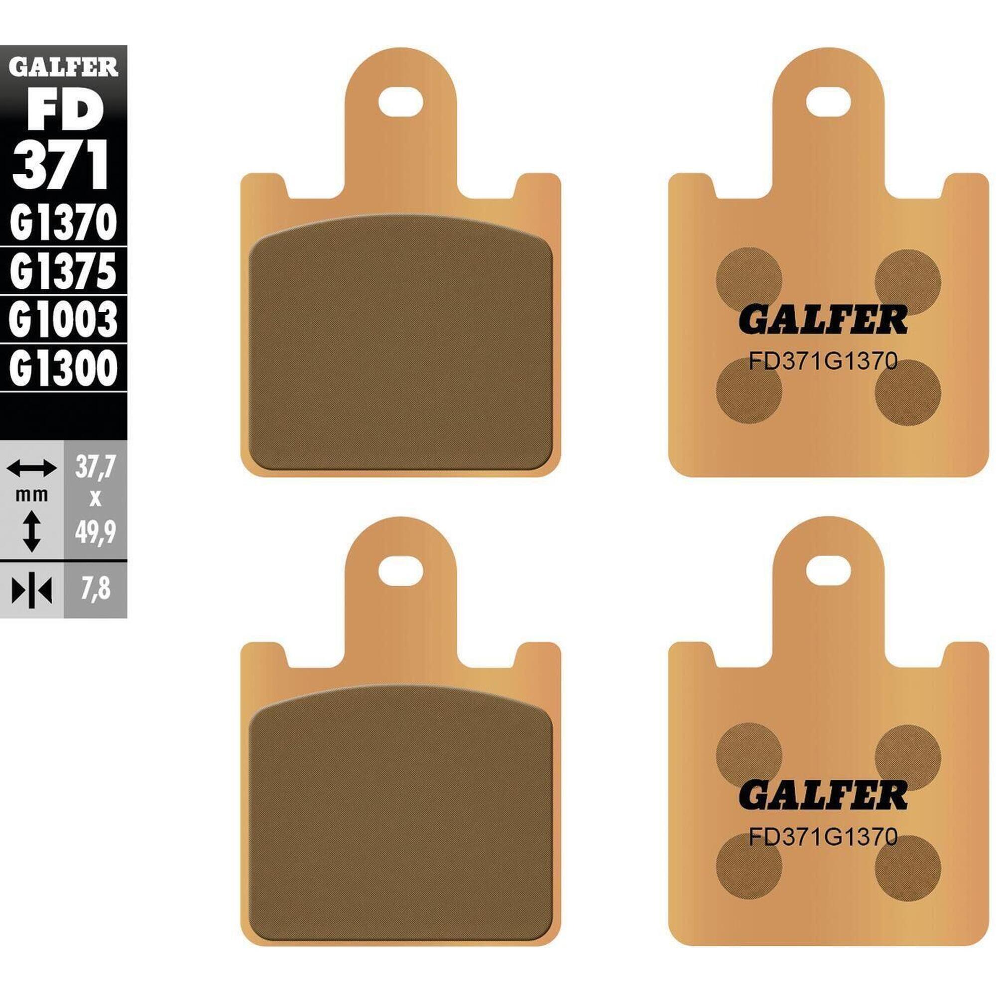 GALFER FD371 klocki hamulcowe sintermetaliczne